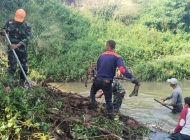 Gerakan Bersih Sungai Cisangkuy,  Subsektor 05 Ajak Warga Jaga Kebersihan