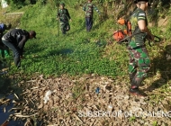 Aksi Karya Bakti Satgas Sektor 21 Subsektor 01 Cicalengka: Pulihkan Kebersihan Sungai Cibodas