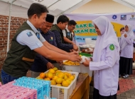 Jasa Sarana dan Baznas Jabar Gelar Program Makan Bergizi Gratis serta Edukasi Kebencanaan di MTs Al-Faqihiyah