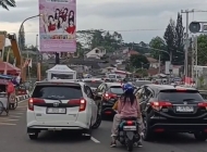 Jalur Puncak Bogor Mulai Padat, Rekayasa Lalu Lintas Diberlakukan