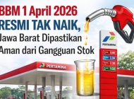 BBM 1 April 2026 Resmi Tak Naik, Jawa Barat Dipastikan Aman dari Gangguan Stok